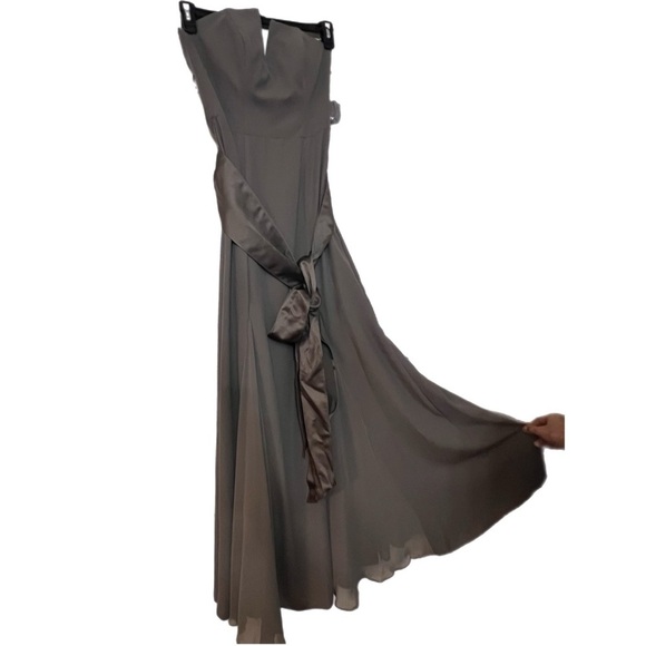 White by Vera Wang Elegant Gray Evening Gown:NWT - Picture 1 of 6